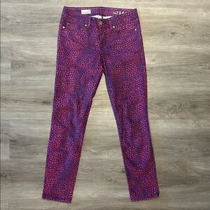 Gap 1969 Women’s “Always Skinny” Ankle Jeans - Blue/Red